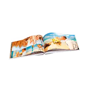 Hardcover photo book with a 180-degree spread 28x20